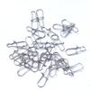 Stainless Steel Swivel Lure Connector Lock Snap Connector Swivel Connector Fishing Snaps Clips