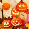 Halloween Pumpkin LED Lamp Creative Light Home Props Horror Pumpkin Projection Lamp Toy Halloween Decoration