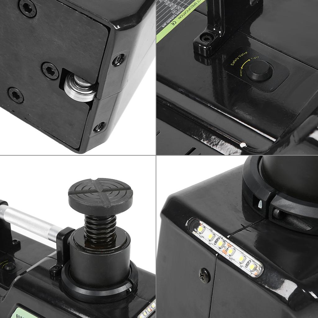 DC12V 15T электрический напольный домкрат гидравлический подъемный комплект замена шин для легковых автомобилей фургонов грузовиков внедорожников