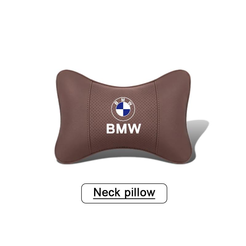 Car Headrest M-emblem Neck Pillow Auto Accessories For BMW E46 E90 E60 F30 F10 E39 E36 F20 G20 G30 E92 E87 E91 X5 E70 F11 E30 X3 BA8