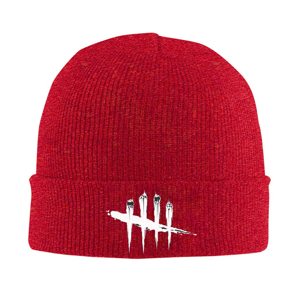 Punk YK White Marks Games Deads By Daylight  Personalized Warm Knitted Caps Women Unisex  FeUnisex Hiking Winter Beanies Hats