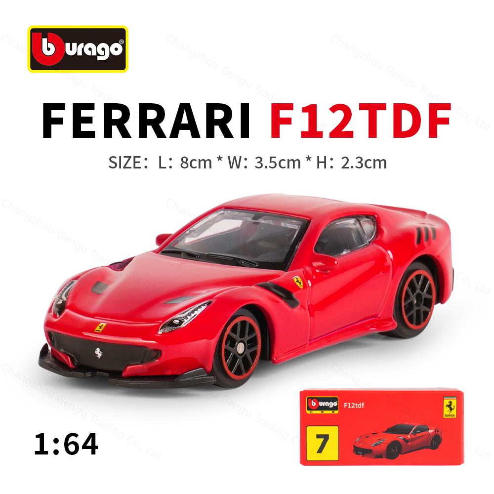 Ббураго 1:64 Ferrari 812 Daytona SP3 SF90 SP1 F40 488GTB 599GTO ENZO Статические литые модели Автомобили Коллекционные Хобби Модели Автомобилей Игрушки