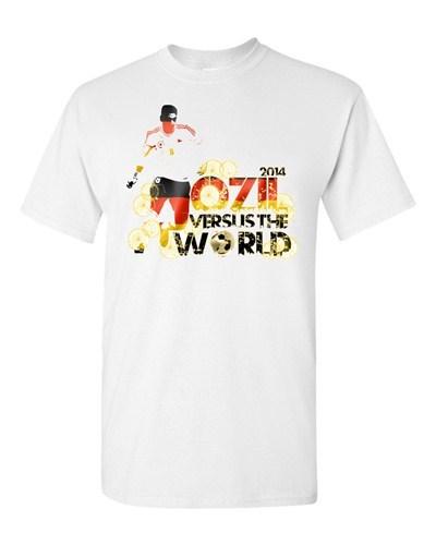 Взрослая футболка Ozil Verses The World Soccer Football Cup Sport Белая DT Футболка Унисекс Футболка