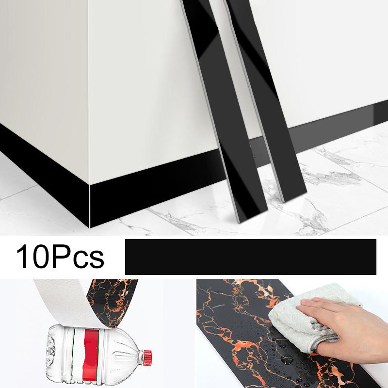 10 шт. Мраморный узор НОВЫЙ Плинтус Бордюр Домашний декор Линия талии Обои Угловая линия для стен Самоклеящаяся Отбивная линия для подоконника