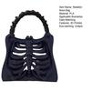 3D Printed Skeleton Bone Bag Halloween Gothic Skeleton Purse Spooky Ribcage Handbag Anatomical Dark Aesthetic Accessory