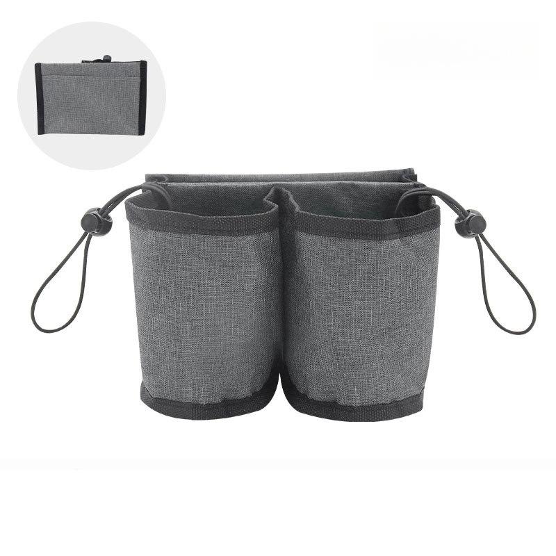 1PC Luggage Travel Cup Holder Oxford Cloth Free Hand Luggage Drink Bag Portable Travel Cup Storage Bag Fits All Suitcase Handles