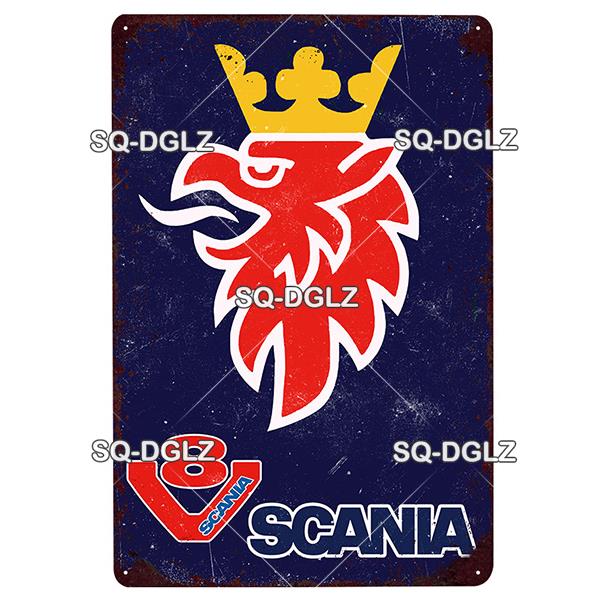 Металлическая табличка DAF Винтажная табличка Грузовик Жестяная табличка Настенный декор Для бара Паба Металлические изделия Ретро Вечеринка Постер Подарок На заказ Оптом