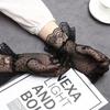 Transparent Bow Short Sunscreen Lace Gloves Mesh Tulle Mittens Fashion Bridal Gloves  Women