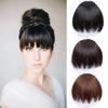 Women's Bangs Synthetic Hair Short Hair Clips Natural Black High Temperature Silk Comic Uneven Fake Bangs