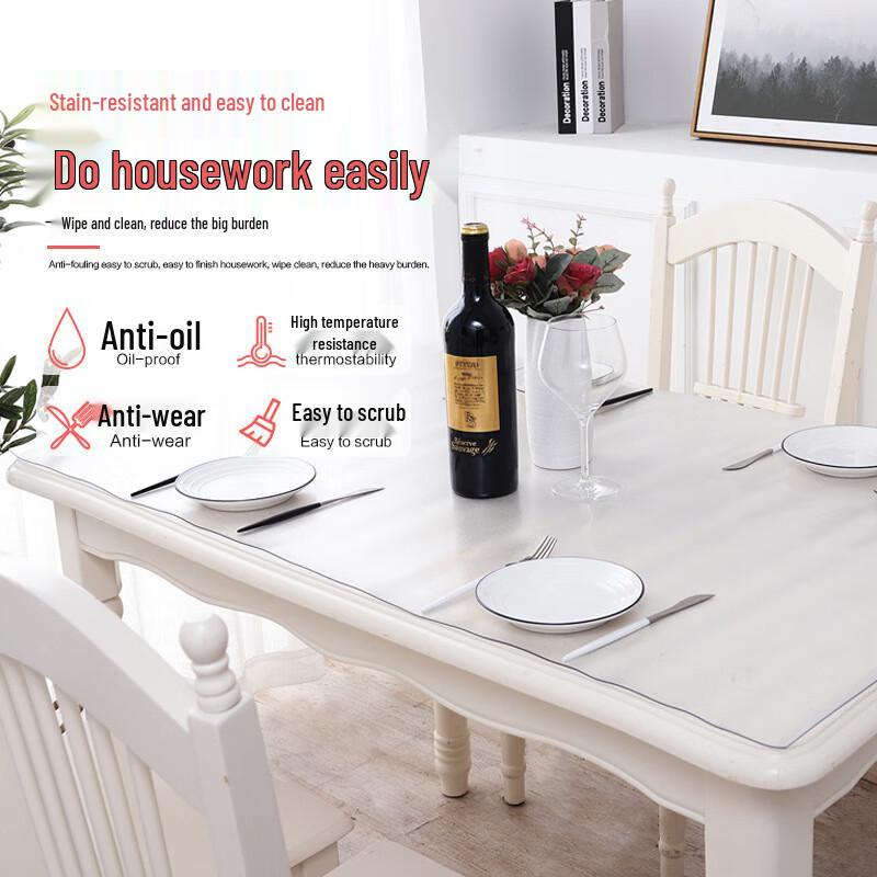 PVC Transparent Soft Glass Table Protector