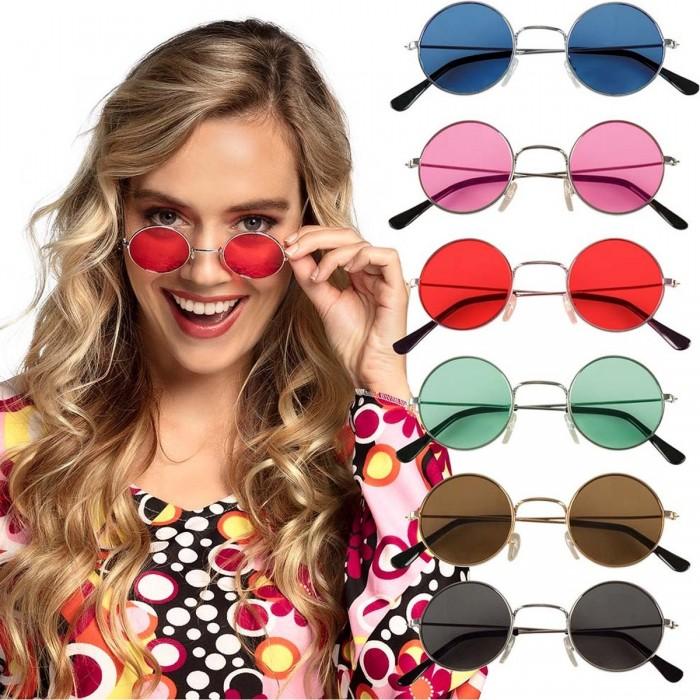 Boland Круглые очки John для взрослых унисекс (Упаковка из 6 шт.)