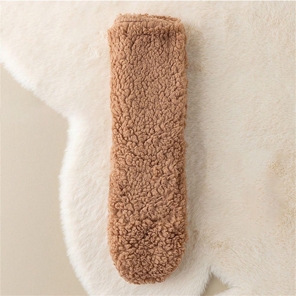 1pair Soft Cashmere Sleep Sock Thermal Carpet Home Socks Fashion Floor Socks  for Women Men