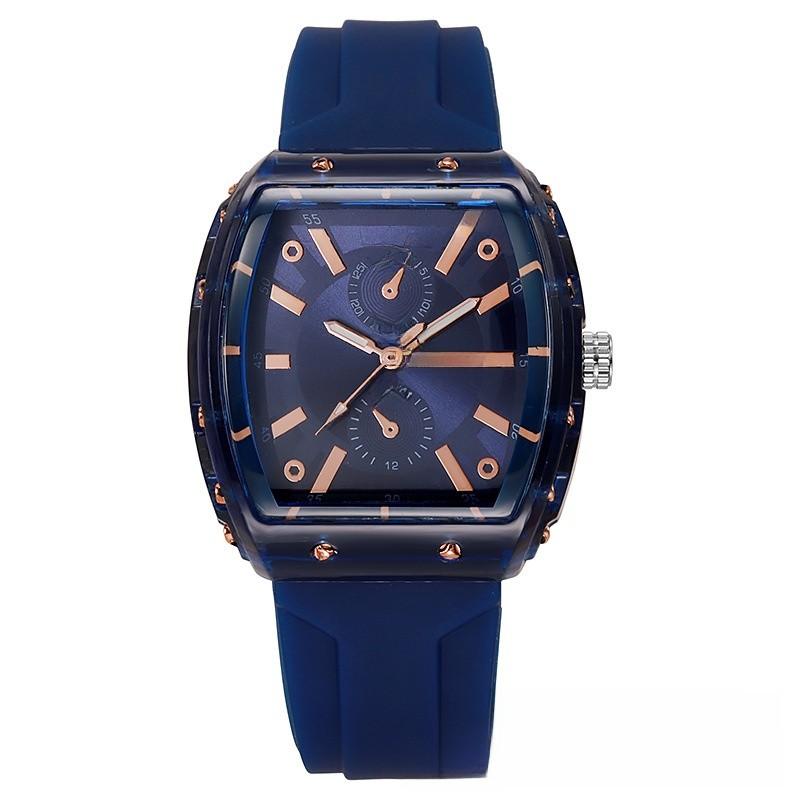 Modern Silicone Mens Quartz Watch With Buckle Closure Suitable For Men