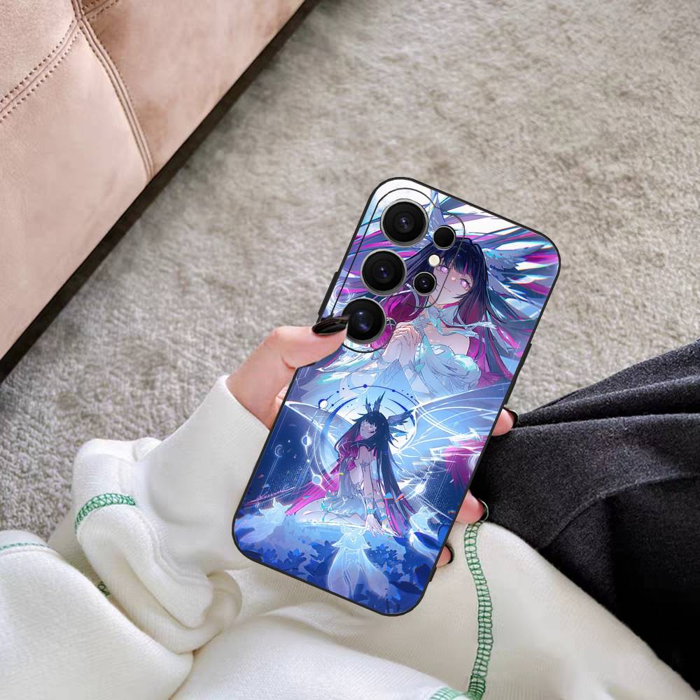 Чехол для телефона Genshin Impact Коломбина Для Samsung S 20 21 22 23 lite plus ultra Прозрачный чехол для мобильного телефона Funda