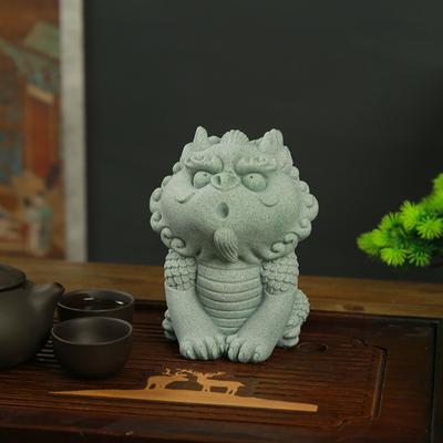 Украшения фен-шуй, собачки Фу, бонсай, аквариум, статуэтка для рыбок, азиатские восточные статуи, статуэтки Ци Линь, садовые украшения, настольные, привлекающие богатство и удачу