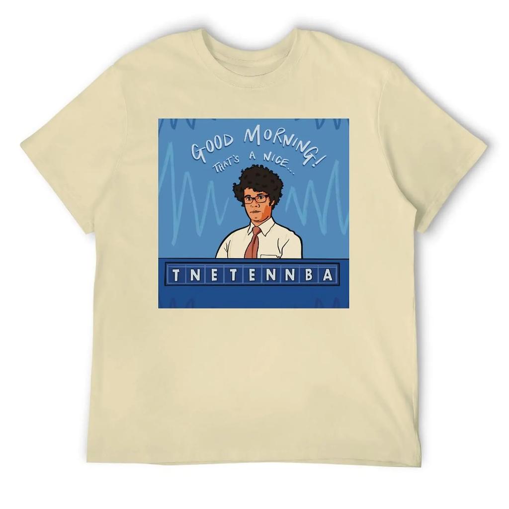 Thats A Nice Tnetennba The IT Crowd Футболка с круглым вырезом Move Top Tee Classic Novelty Fitness Размер США