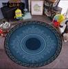 Мандала Kawaii HD печатный круглый ковер детский коврик для гостиной напольный коврик для йоги коврик для спальни стул нескользящий коврик подарок на Новый год