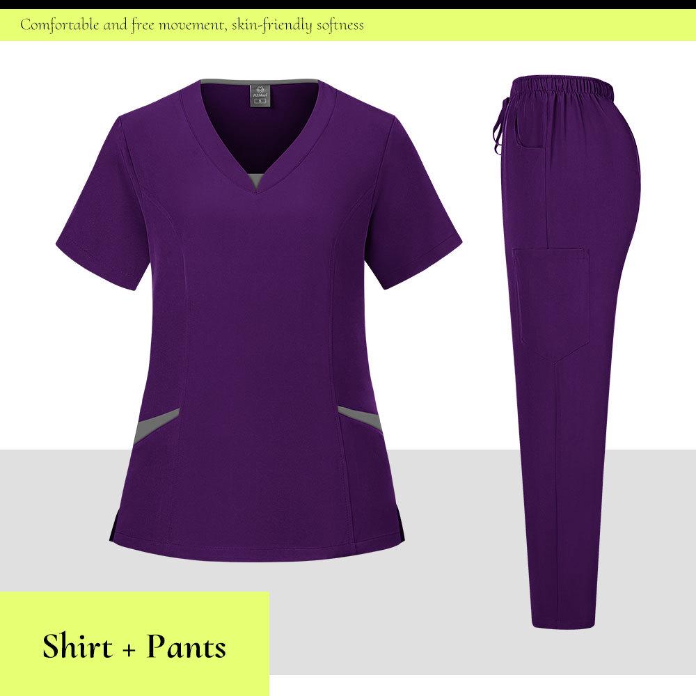 Костюм-скраб с коротким рукавом - Медицинская и сестринская униформа
