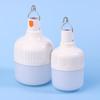 20/40/80/100W Usb Rechargeable Led Bulb Camping Light Hanging Tent Work Light Portable Emergency Bulb For Garden Outdoor