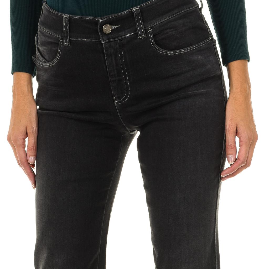 Pantalones Largos Tejanos de Tejido Elástico 6X5J18-5D0PZ para Mujer