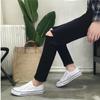 35-46 Canvas Men's Shoes Denim Lace-up Casual Men's Shoes Breathable Women's Flat Canvas Shoes