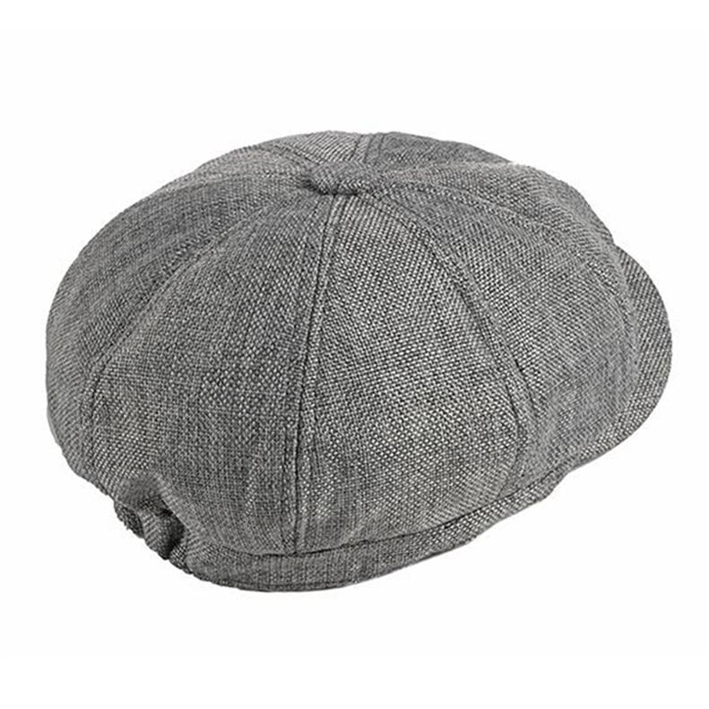 Модная мужская восьмиугольная шляпа, весенние тонкие дышащие британские повседневные береты в стиле ретро, кепки