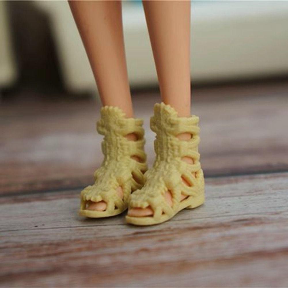 30cm High Heels Shoes Quality Super Model Boots New Figure Doll Sandals  Doll Accessories