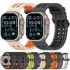 Силиконовый ремешок для Apple Watch Ultra 3 2 1 49 мм 11 10 46 мм 9 8 7 45 мм Дышащий цветной браслет для iWatch 6 5 SE 44 мм