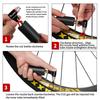 WEST BIKING CO2 Bike Pump 2-in-1 Valve Adapter CNC Aluminum Alloy Bike Tire Inflator with Frost Cover for Presta Schrader Valves