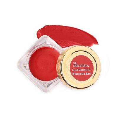 The Skin Story Lip & Cheek Tint Romantic Red | Rosewood | Насыщен манджиштой и маслом манго | Многофункциональный оттенок 3 в 1 для губ и щек | 3 г