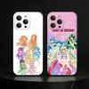 Чехол для телефона Mermaid Melody Pichi Pitch для iPhone 17,16,15,14,13,12,11 Plus,Pro Max,SE4 Мягкий силиконовый черный чехол