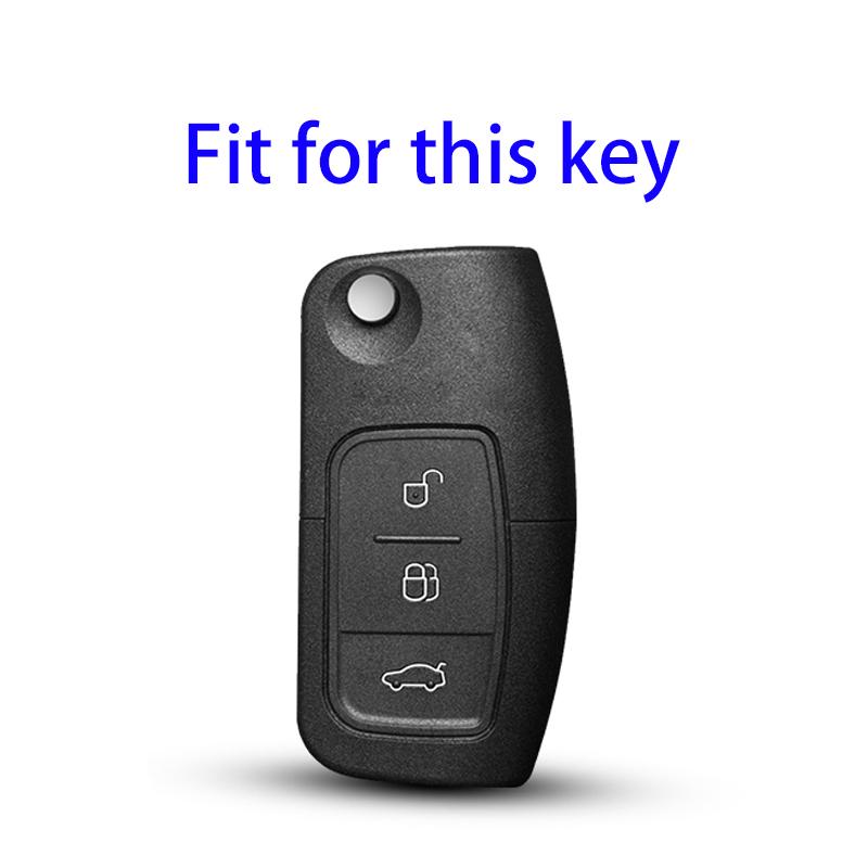 Чехол для ключей из ТПУ для Ford Fiesta Focus 2 Ecosport Kuga Escape Falcon B-Max C-Max Eco Sport Galaxy Key Bag Shell Holder