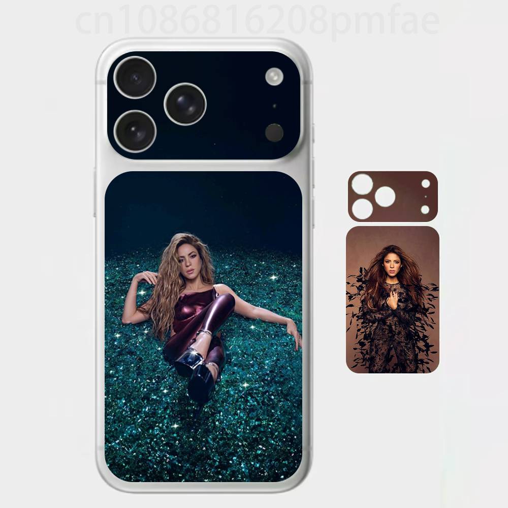 S-Shakira Модная 3D наклейка на весь корпус для iPhone 17/Pro/Pro Max Цветная Задняя защитная наклейка