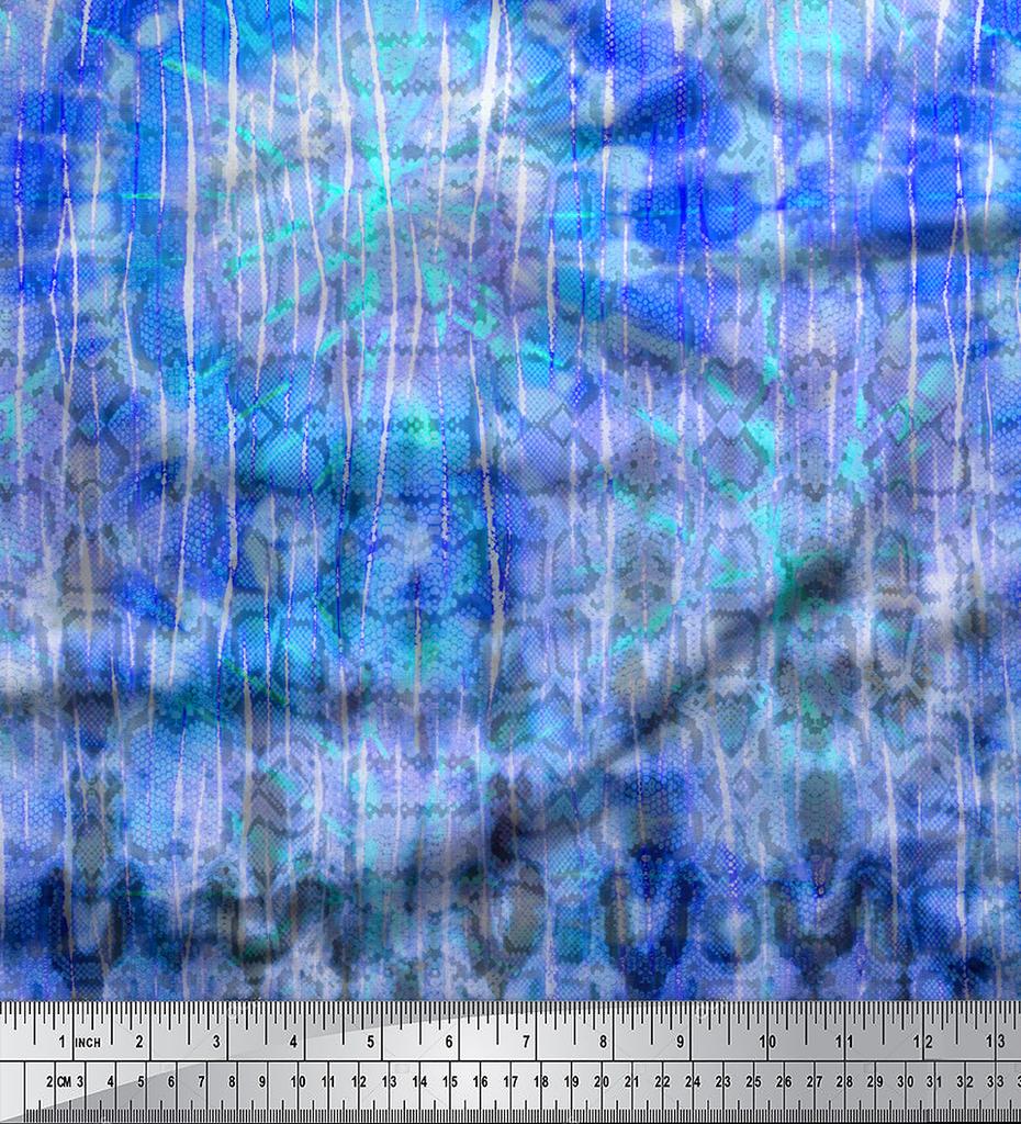 Soimoi Ткань японский креп-сатин Tie & Dye для декора панелей Ткань напечатанная метр 42 дюйма