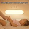 Night Lights Wireless LED Motion Sensor Lamp USB Rechargeable Magnetic For Wardrobe Room Closet Kitchen Aisle Tube Detector Bulb