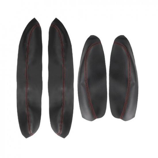 Interior Door Panel Armrest Box Leather Cover For Peugeot 307 2004-2013 2 Doors
