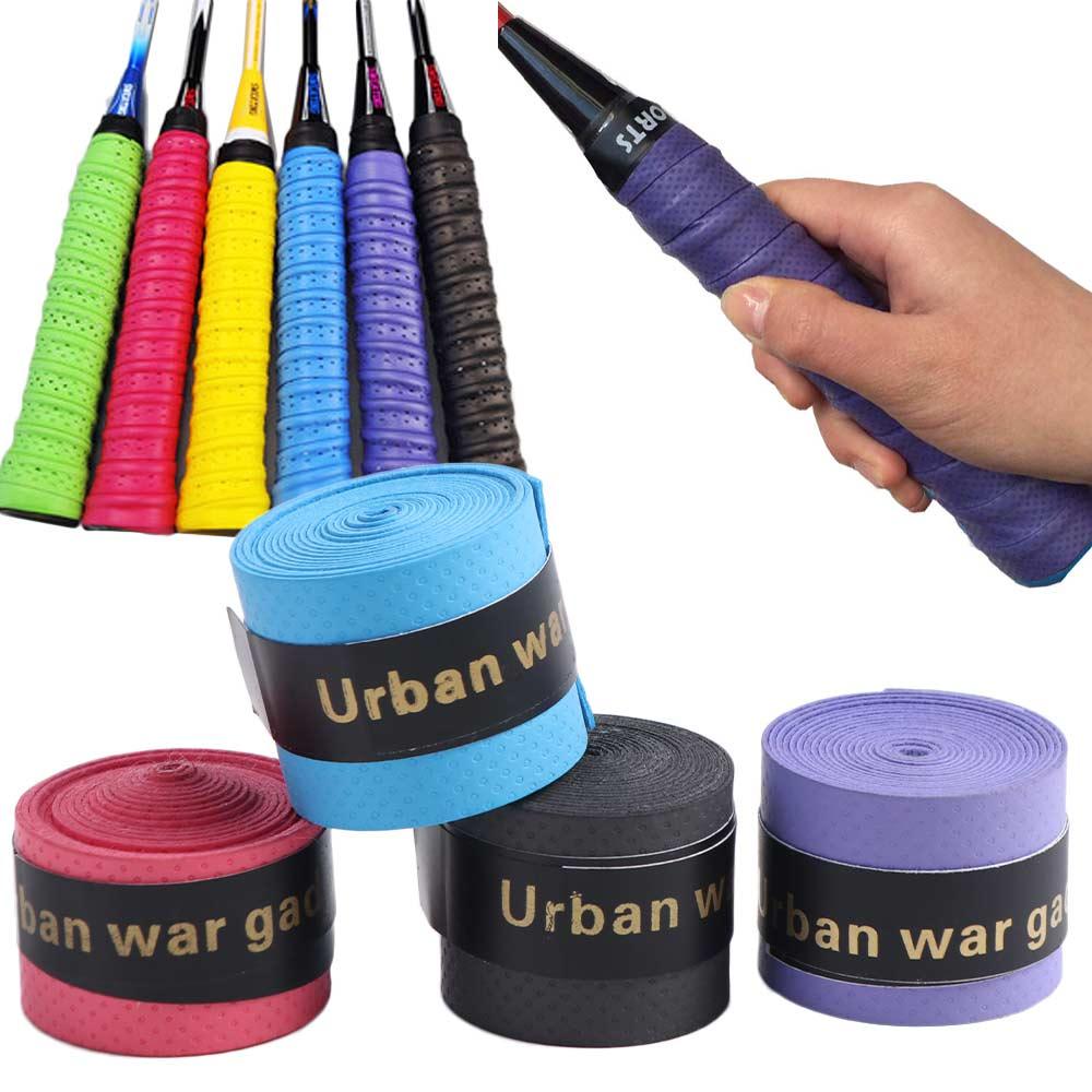 PU Anti-Slip Tennis Sweat Tape Dry Feel Elasticity Badminton Racket Sweatband  Tennis Racket
