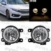 Для Honda Civic 2016 2017 2018 Пара Правая и Левая Сторона Переднего Бампера Противотуманная Фара Противотуманный Фонарь с Галогенными Лампами