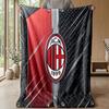 AC Milan Theme blanket Soft Flannel Blanket Plush Throw Blanket Cozy Sofa Bed Blanket for Home Decor