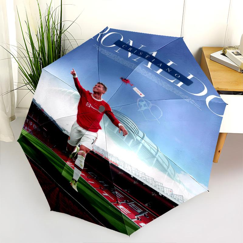 Lionel Messi: Football Legend Folding umbrella Portable Suitable for all seasons Three folds Sun umbrella Sun umbrella