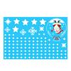 Christmas Windows Static Stickers Wall Clings Removable Vinyl Santa Claus Snowman Diy Door Mural Decals Stickers