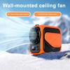 Portable Waist Fan Digital Display 100 Speeds Strong Airflow Low Noise Wearable