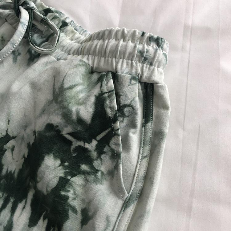 2026 Summer Tie-Dyed Wide-Leg Women's Casual Shorts