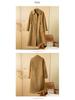 Women's Double-Sided Cashmere Over-the-Knee Coat - 2025 Autumn/Winter Lapel Style