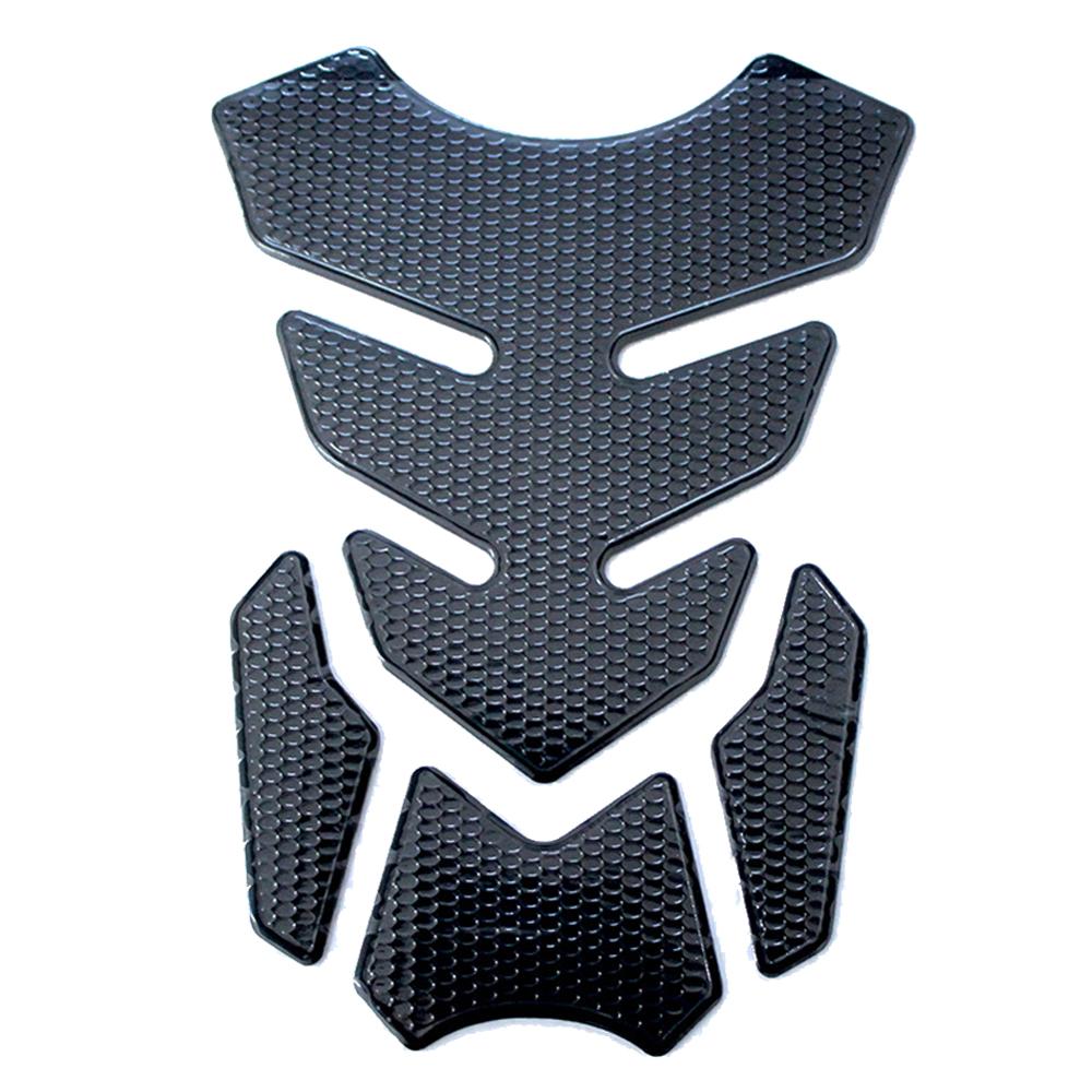 Для Honda Yamaha Tankpad наклейка Fishbone 3D Tank Pad Наклейки Защитная крышка для масла и газа Украшение Пламя Аксессуары для мотоциклов
