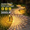 3000LM Solar Pathway Lights Waterproof Landscape Lamp Solar Powered Garden Lighting for Yard Patio Lawn Backyard Walkway Decor