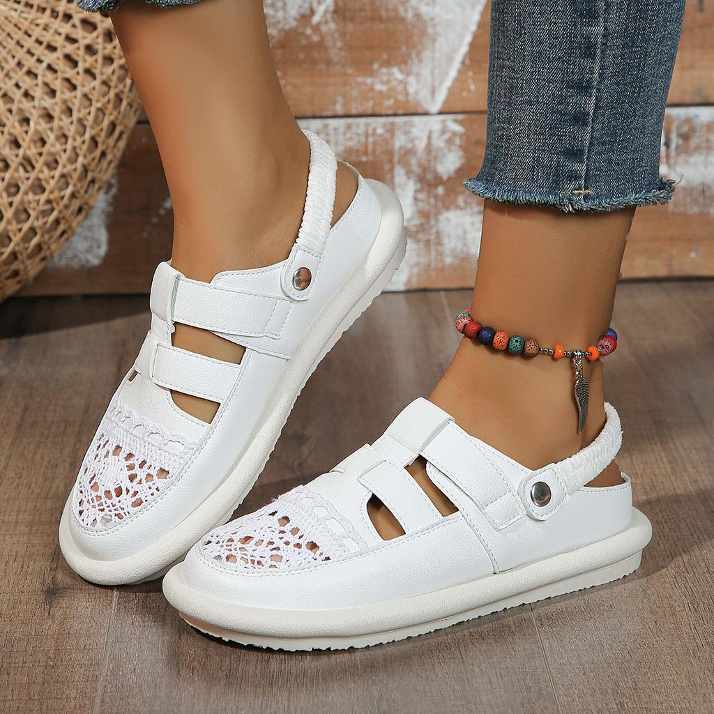 Shoes Women Summer Platform Sandals Women Luxury Sandals Designers Shoes Genuine Leather Breathable Flat Casual Ladies Sandals
