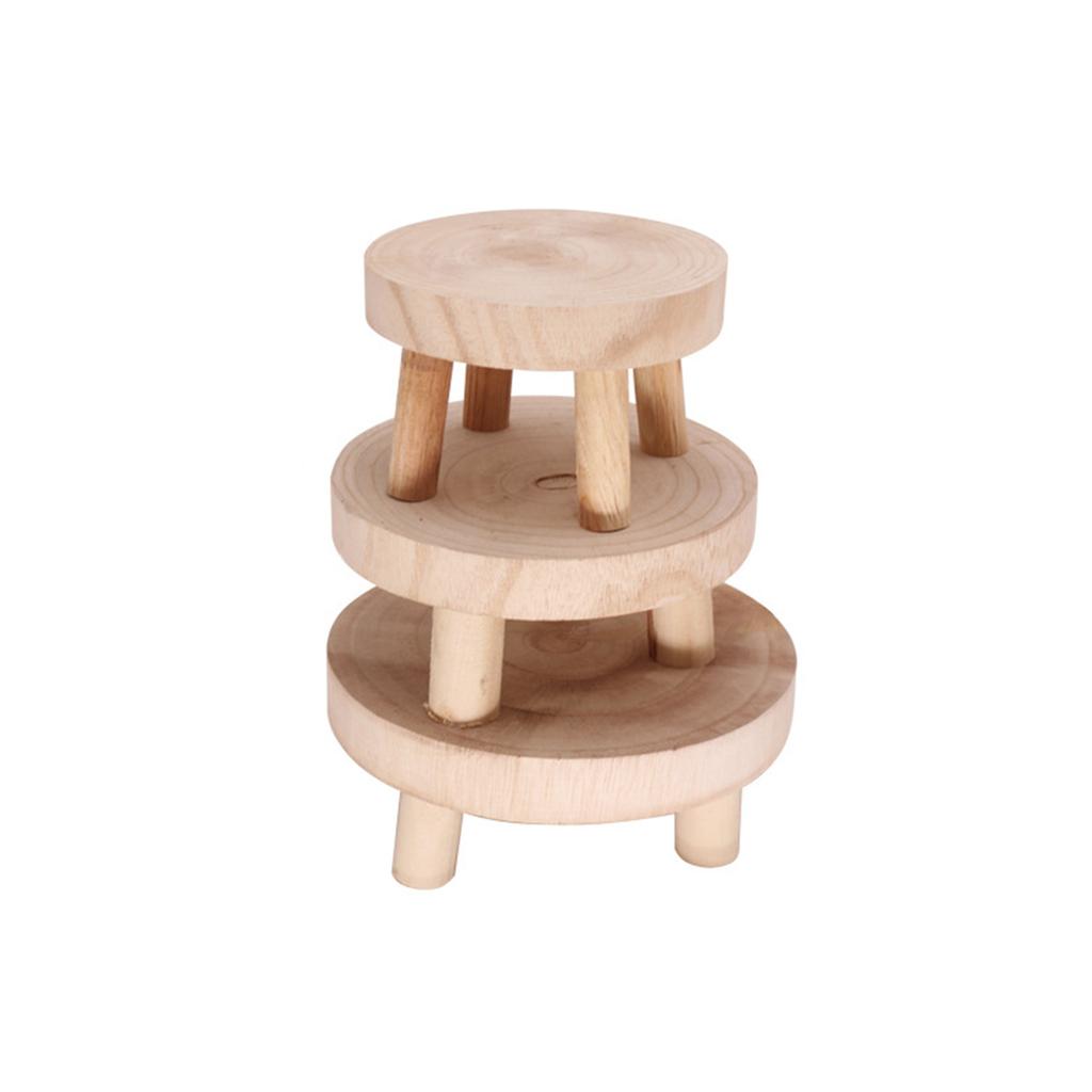 Креативная деревянная подставка для хранения растений Зеленая прочная подставка для растений Дисплей Подставка для суккулентов Цветочный горшок Держатель Декор для дома сада патио