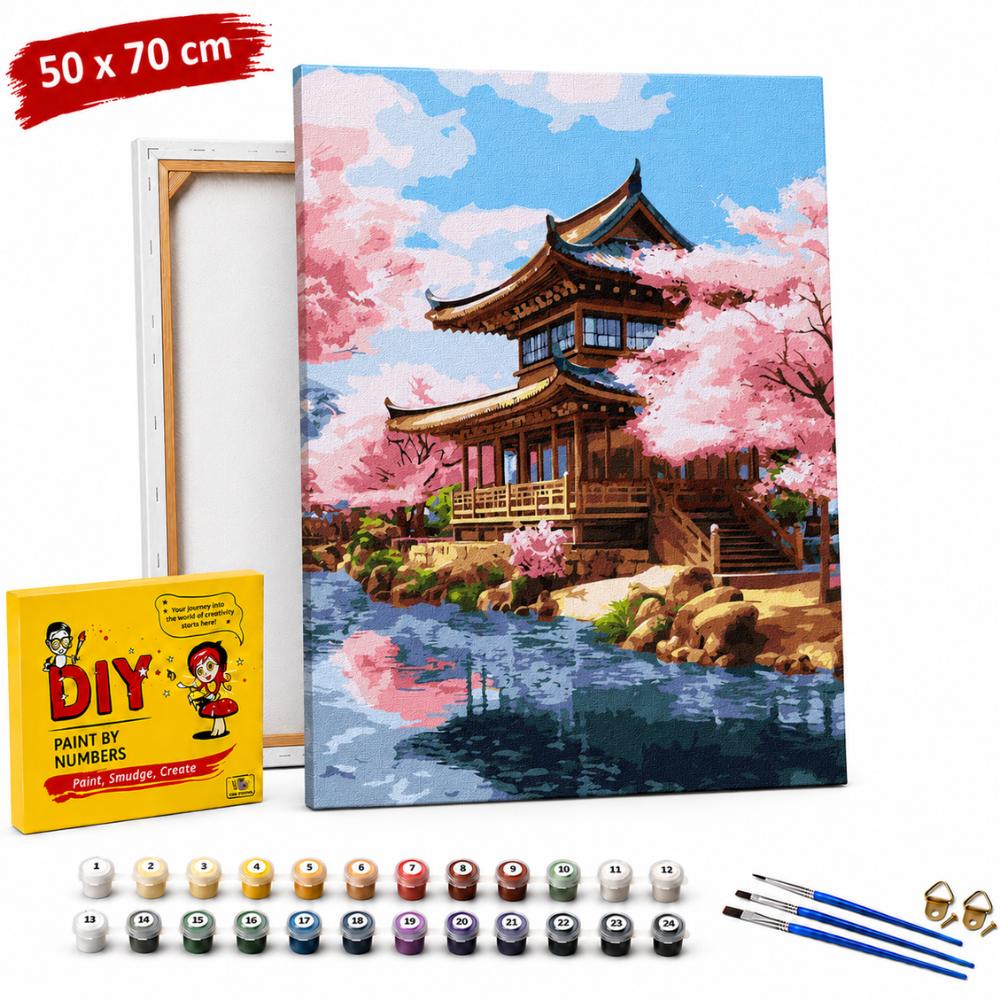 Picture for painting by numbers with frame Magic of the East 50x70
