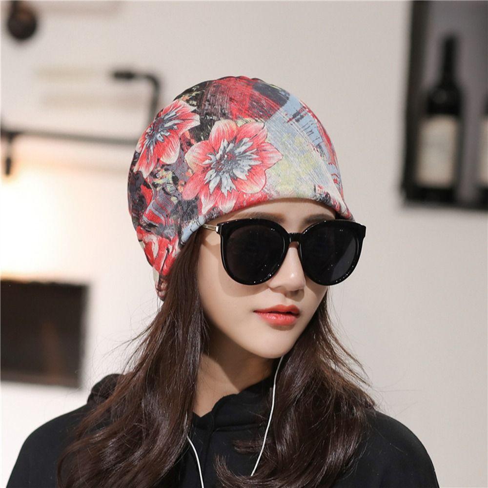 Collar Summer Hat Head Wrap Turban Headscarf Scarf Ruffle Cancer Hat Beanie Stripe Hat Outdoor Cap